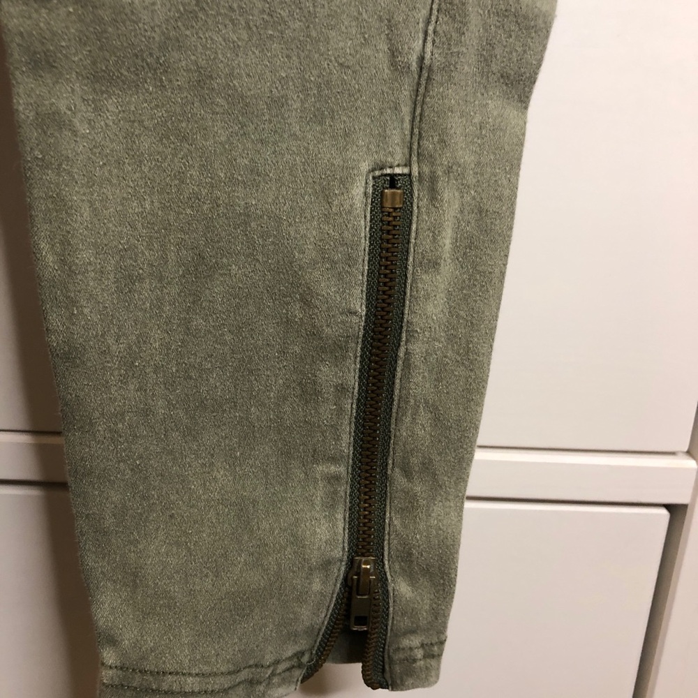 Green Moto Skinnies - Picture 3 of 4